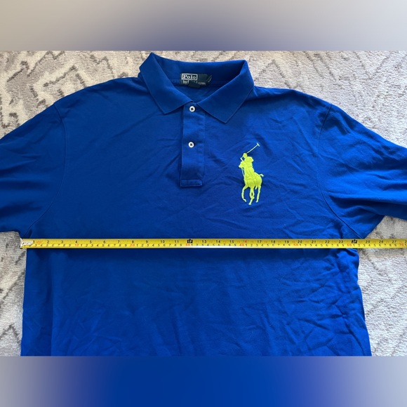 Ralph Lauren vintage polo “big pony” t shirt collared polo men’s shirt size XLT - Picture 10 of 10